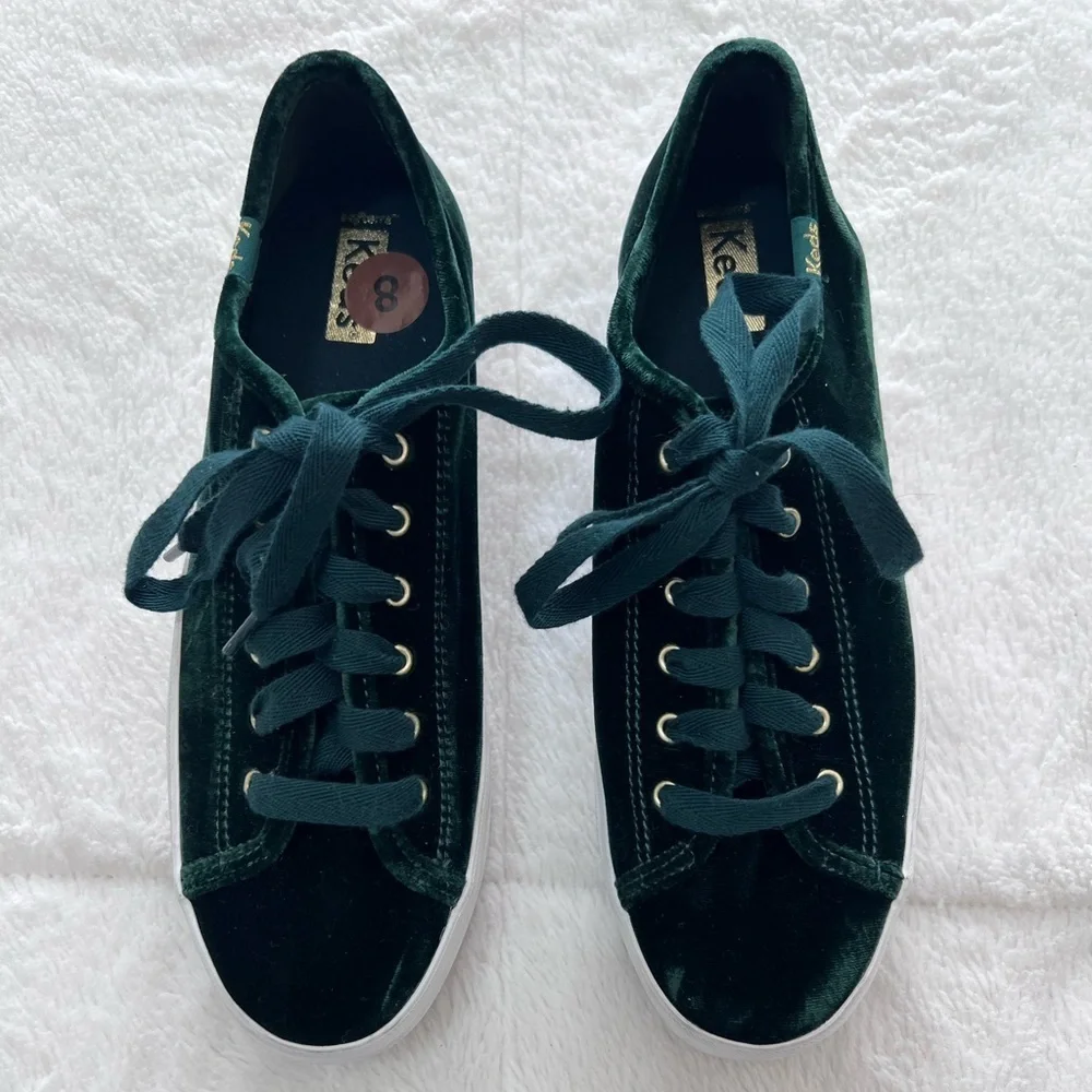 Keds Womens Triple Up Velvet Sneaker size 8